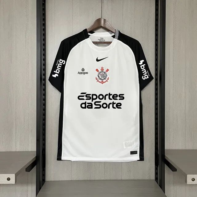 Camisa Corinthians 25/26 I Home Todos Patrocinadores - Versão Torcedor