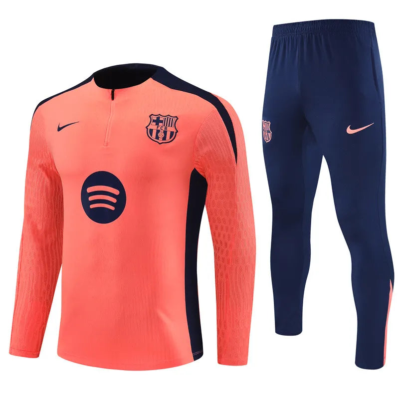 Agasalho Barcelona 2024/25 Laranja - Com Fecho