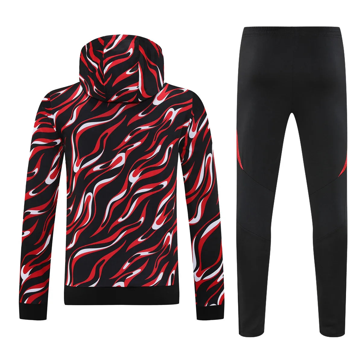 Agasalho Manchester United 2025/26 Vermelho Fogo - Moletom Com Capuz