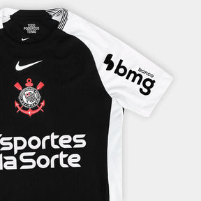 Camisa Corinthians 25/26 II Away - Todos os Patrocínios - Versão Jogador