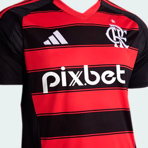 Camisa Flamengo 25/26 I Home - Todos os Patrocínios - Versão Torcedor