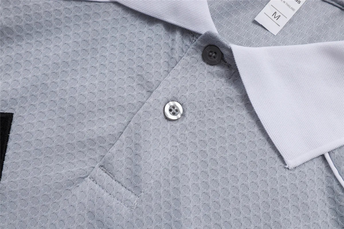 Camisa Real Madrid 2025/26 Edição Polo - Cinza Claro - Versão Torcedor