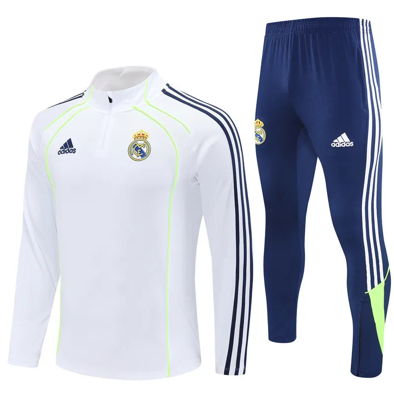 Agasalho Real Madrid 2025/26 Branco II - Com Fecho