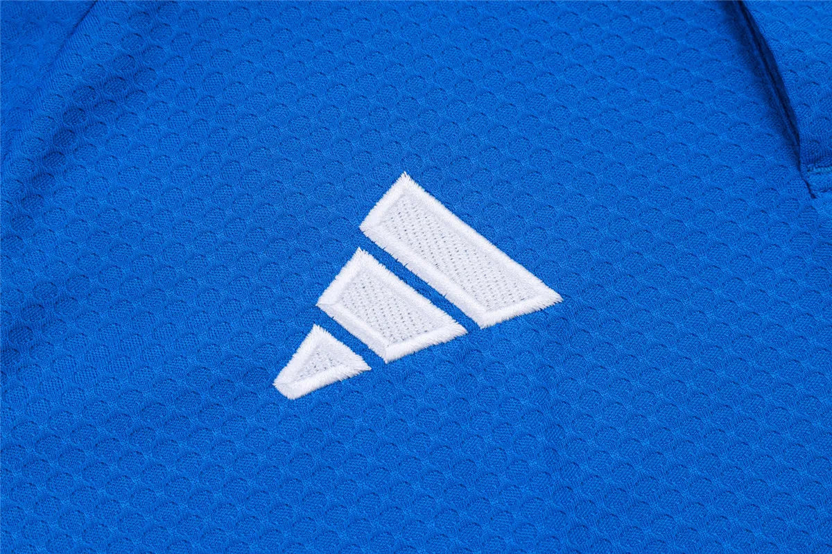 Camisa Real Madrid 2025/26 Edição Polo - Azul - Versão Torcedor