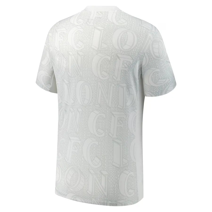 Camisa Chelsea Academy Pro 25/26 Branca - Versão Pre Jogo