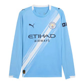 Camisa Manchester City 2025/26 I Home Manga Longa - Versão Torcedor