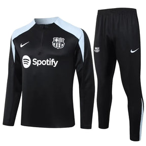 Agasalho Barcelona 2024/25 Preto  - Com Fecho