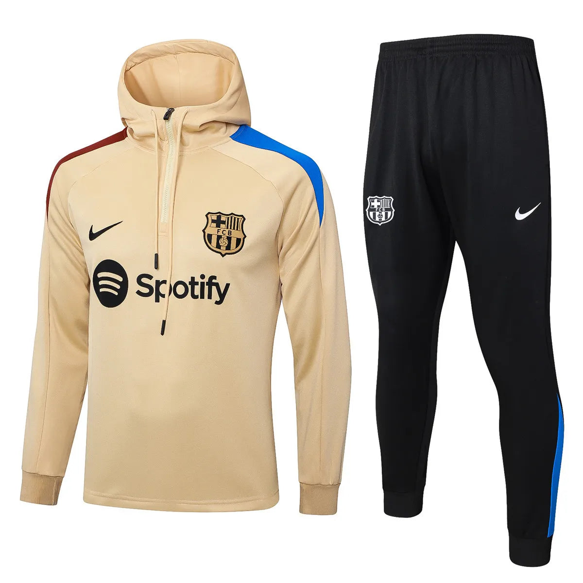 Agasalho Barcelona 2024/25 Damasco - Moletom Com Capuz