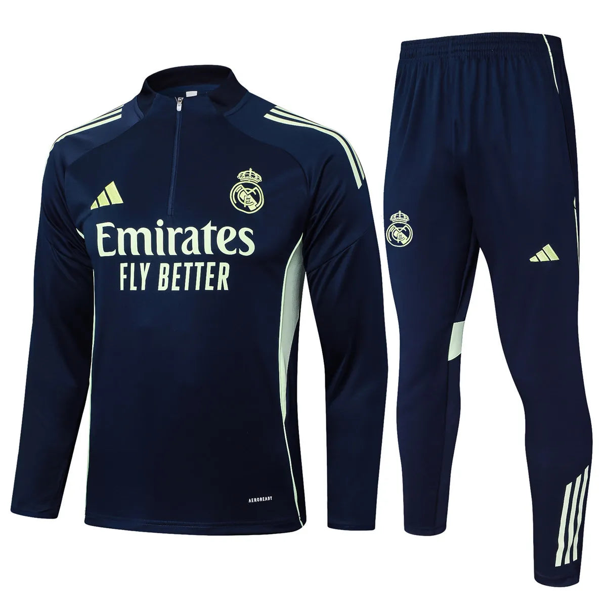Agasalho Real Madrid 2025/26 Royal - Com Fecho