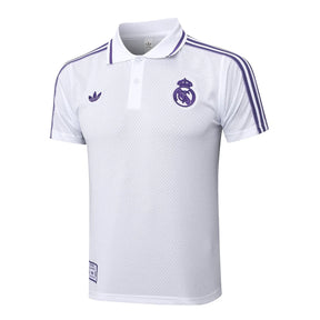 Camisa Real Madrid 2025/26 Edição Polo - Branco III - Versão Torcedor