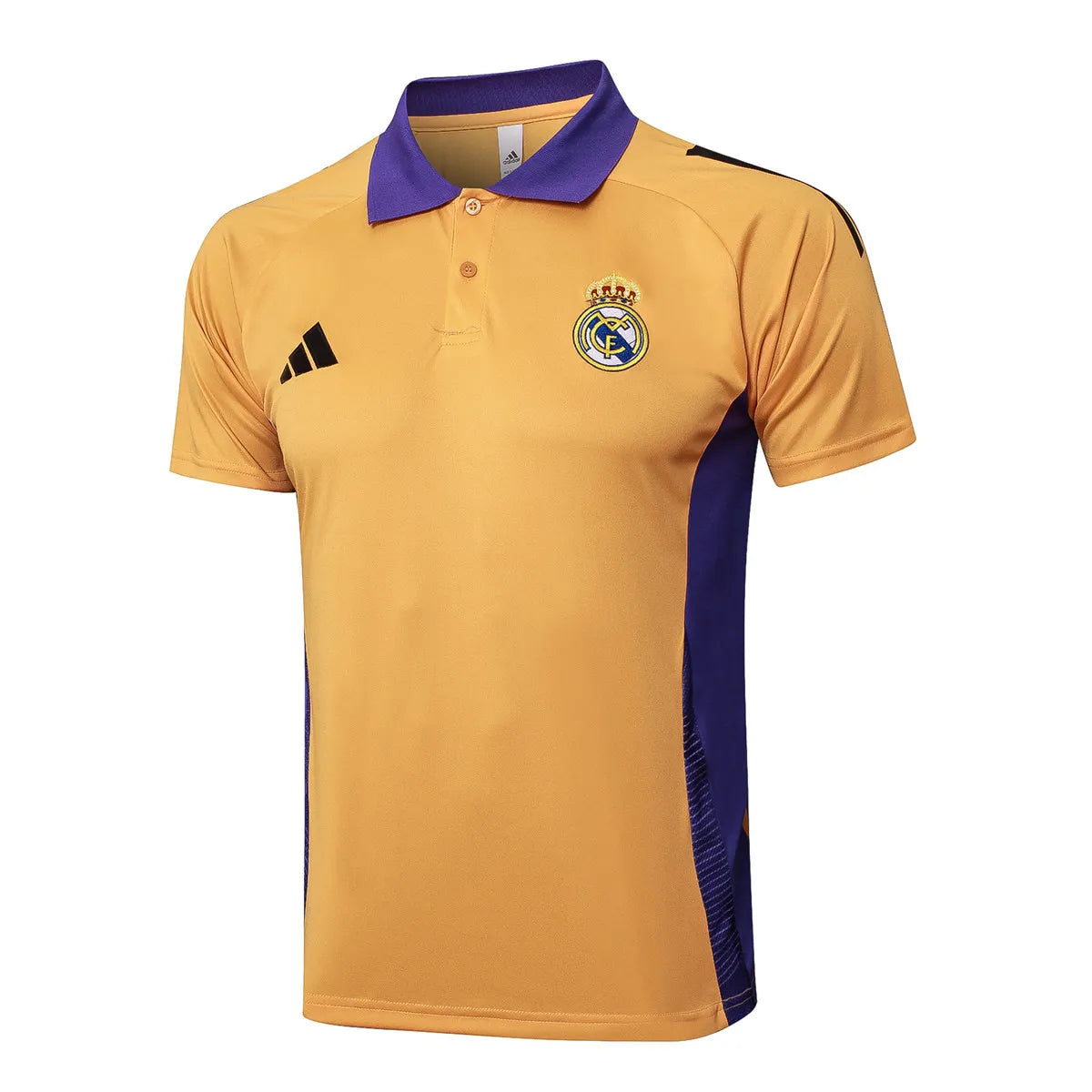 Camisa Real Madrid 2025/26 Edição Polo - Laranja - Versão Torcedor