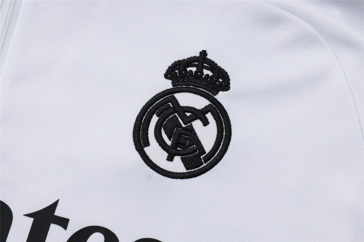 Agasalho Real Madrid 2025/26 Branco III - Com Fecho