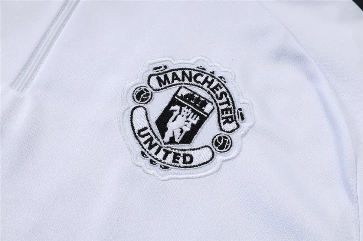 Agasalho Manchester United 2025/26 Branco III - Com Fecho