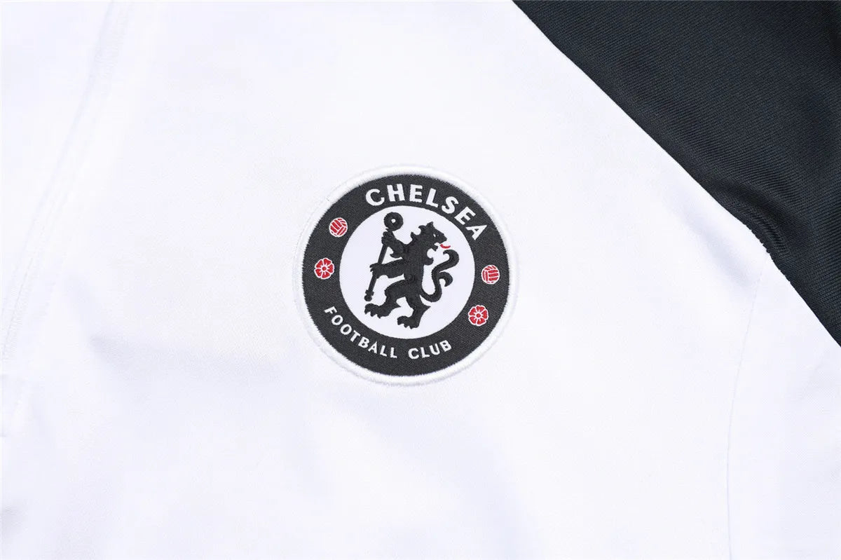 Agasalho Chelsea 2025/26 Branco - Com Fecho