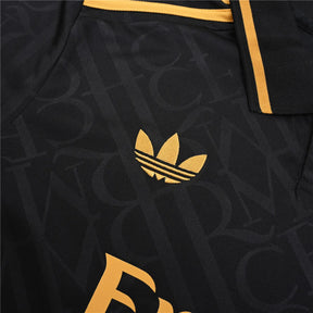 Camisa Real Madrid 2025/26 Edição Polo - Preto/Dourado - Versão Torcedor