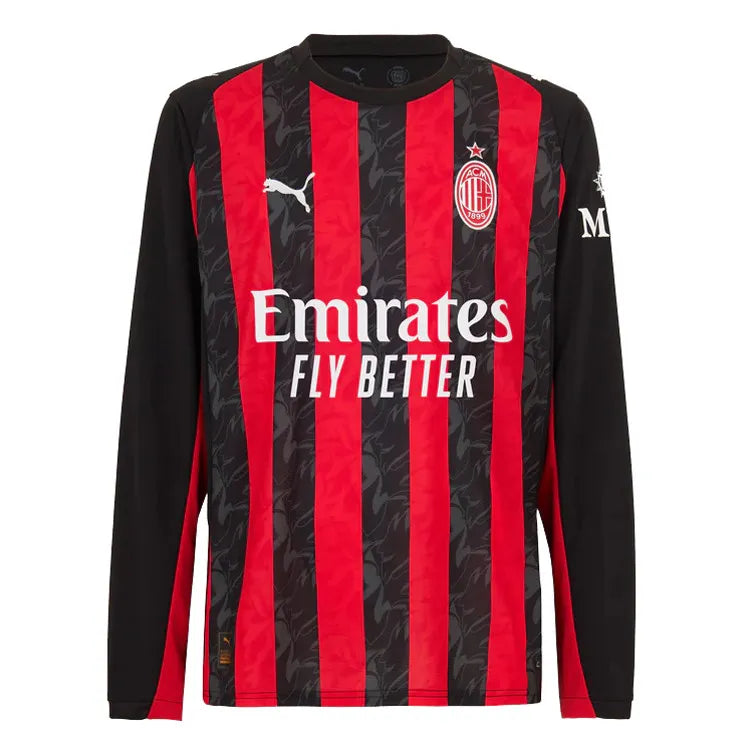 Camisa AC Milan 2025/26 I Home - Manga Longa
