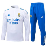 Agasalho Real Madrid 2025/26 Branco - Com Fecho