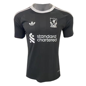 Camisa Liverpool 2025/26 Goleiro - Preto - Versão Torcedor