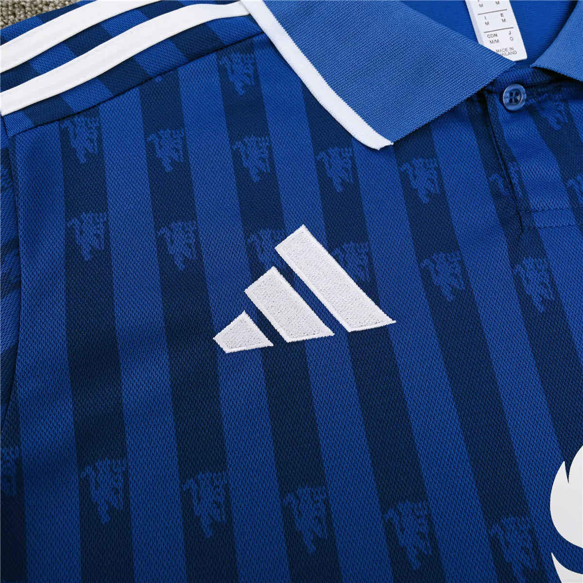 Camisa Manchester United 2025/26  Azul - Edição Polo
