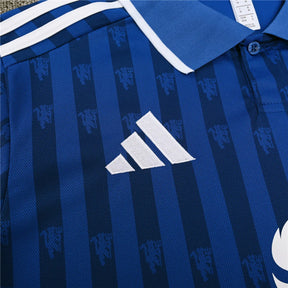 Camisa Manchester United 2025/26  Azul - Edição Polo