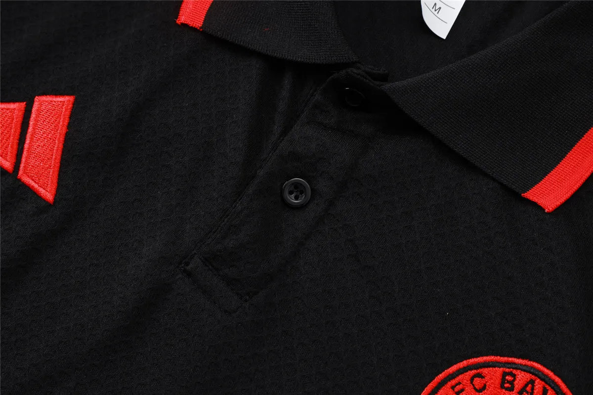 Camisa Bayern de Munique 2025/26 Edição Polo Preto