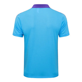 Camisa Real Madrid 2025/26 Edição Polo - Azul Claro - Versão Torcedor