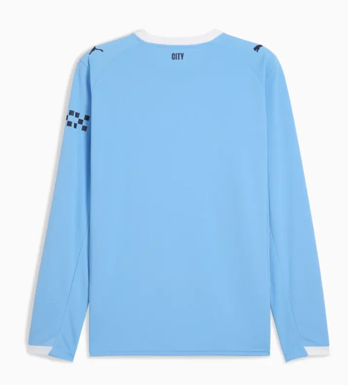 Camisa Manchester City 2025/26 I Home Manga Longa - Versão Torcedor