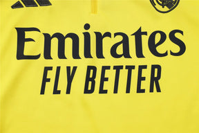 Agasalho Real Madrid 2025/26 Amarelo - Com Fecho
