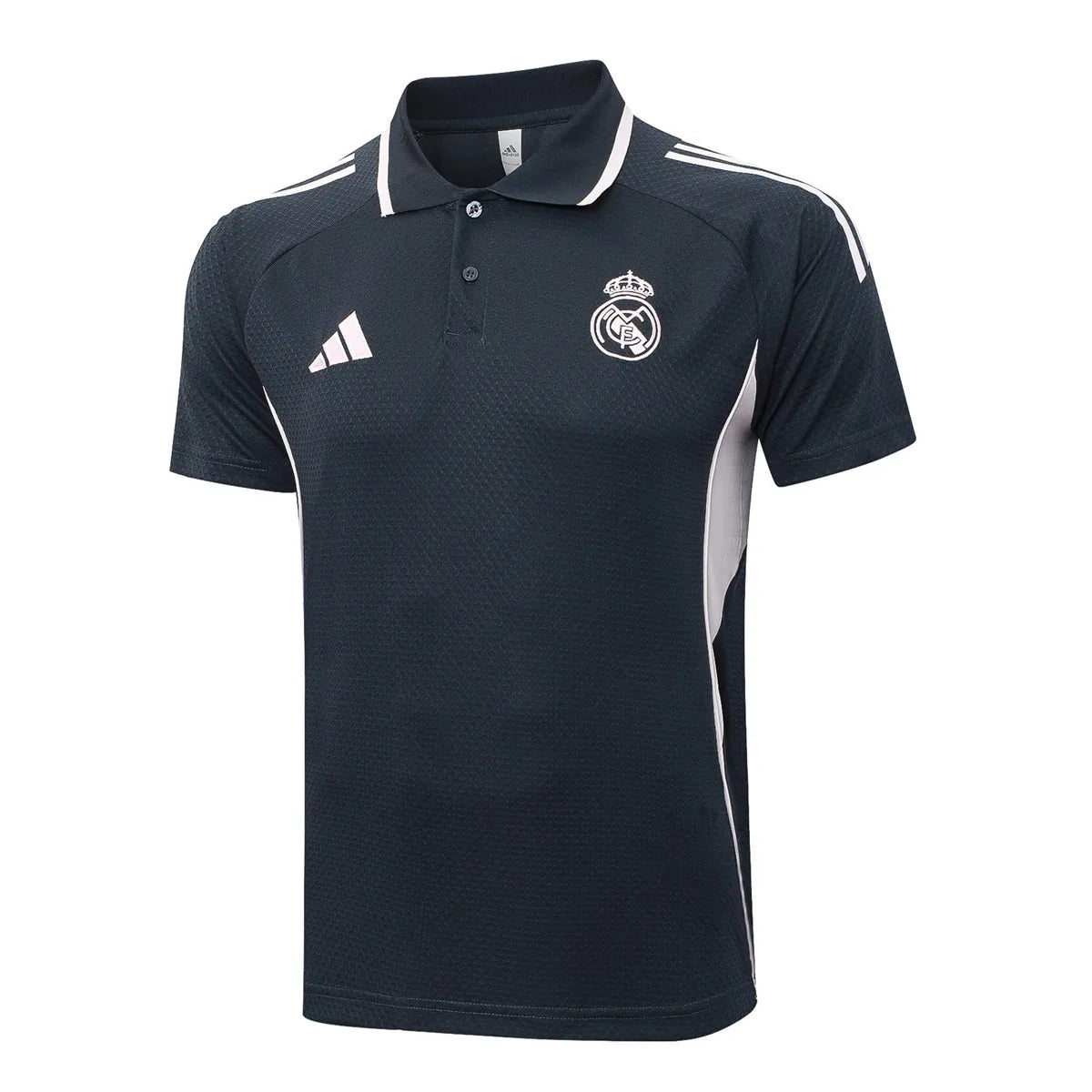 Camisa Real Madrid 2025/26 Edição Polo - Cinza - Versão Torcedor