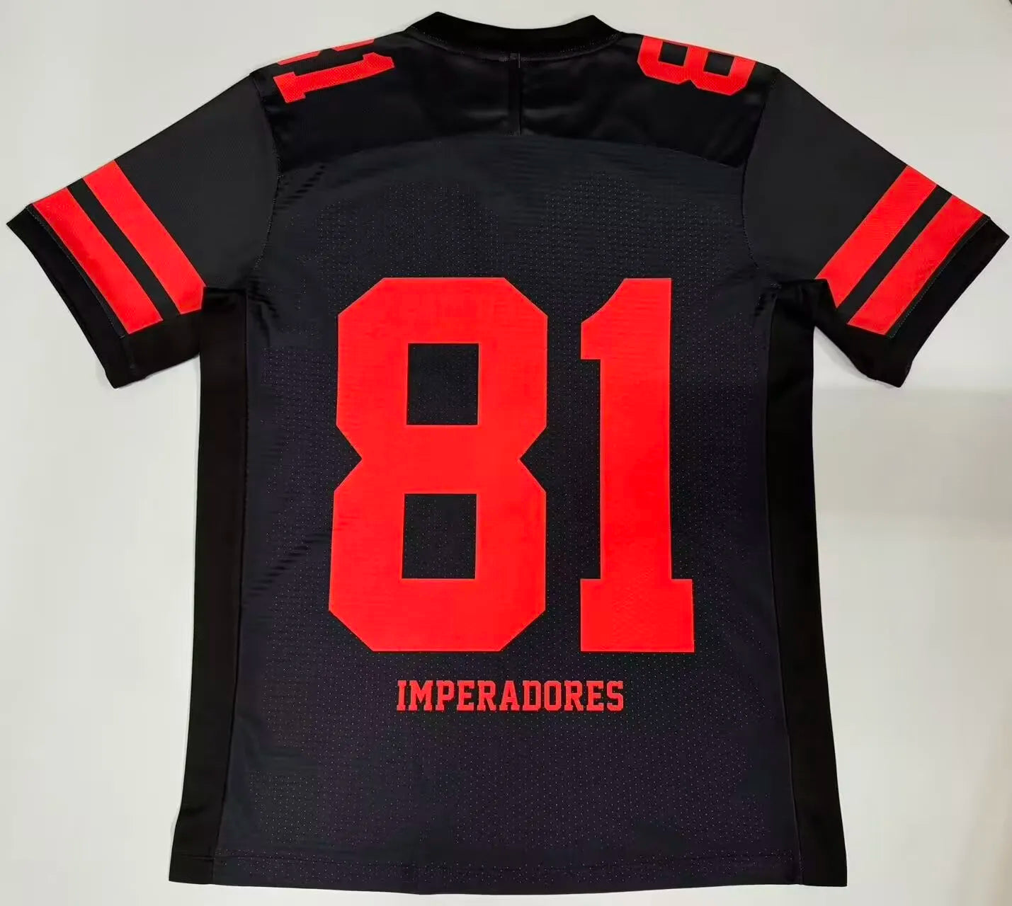 Camisa Flamengo IMPERADORES #81 Black 2025/26 - Futebol Americano