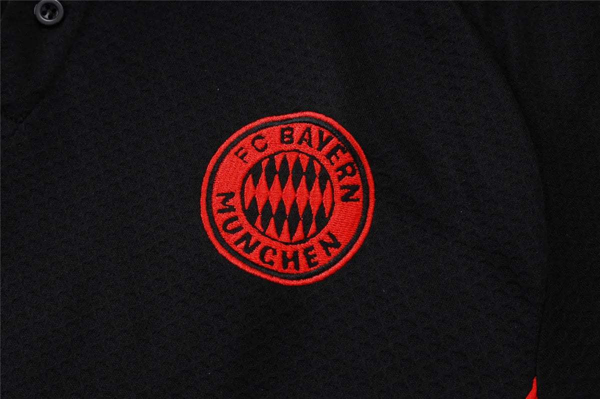 Camisa Bayern de Munique 2025/26 Edição Polo Preto