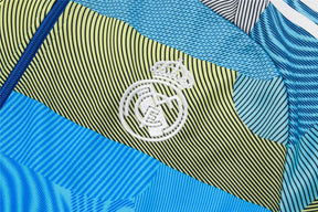 Agasalho Real Madrid 2025/26 Azul / Verde - Com Ziper