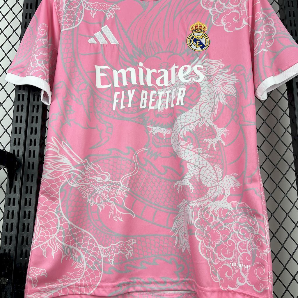 Camisa Real Madrid 2025/26 Pink Dragon - Edição Especial