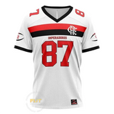 Camisa Flamengo IMPERADORES #87 White 2025/26 - Futebol Americano