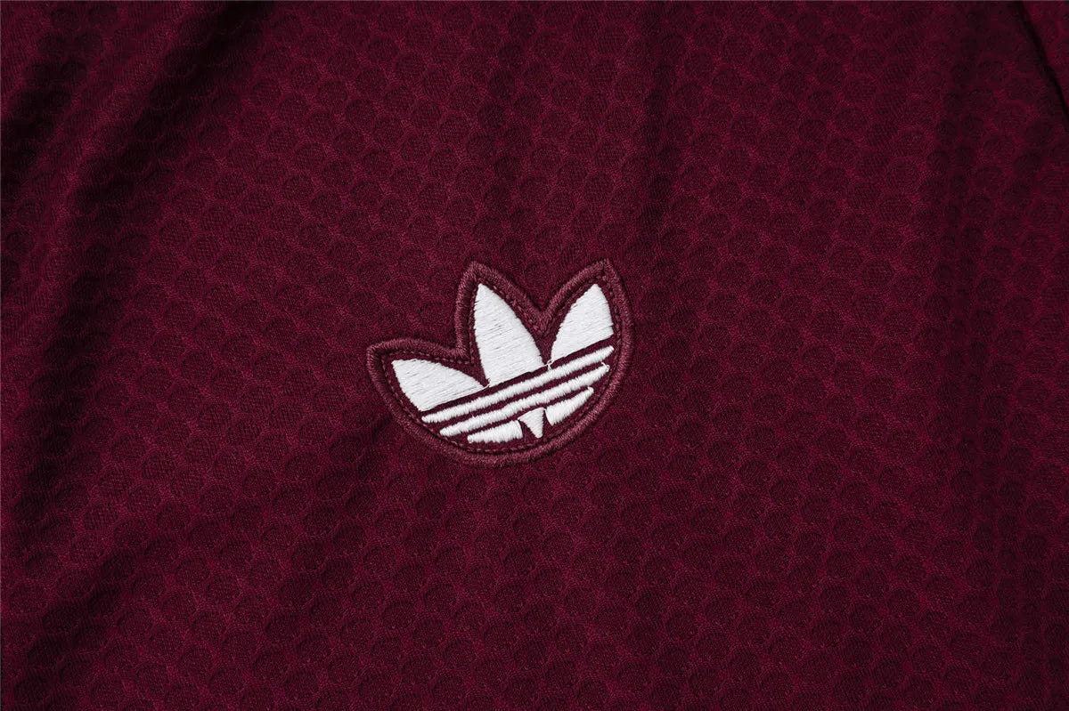 Camisa Bayern de Munique 2025/26 Edição Polo Borgonha