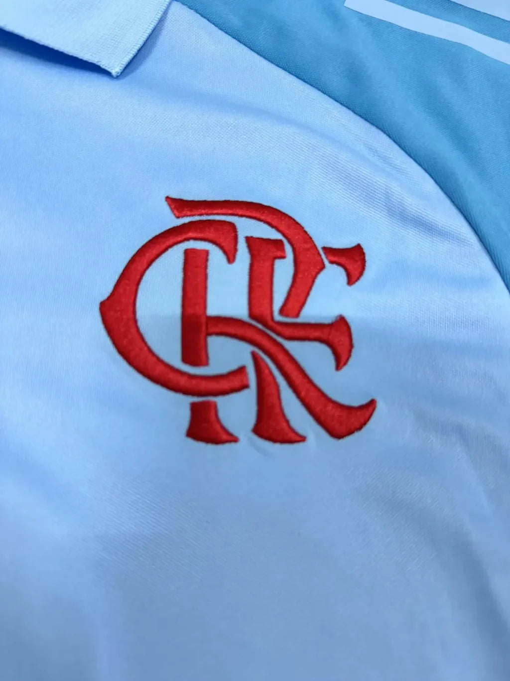 Camisa Flamengo Polo Azul Claro 2025/26