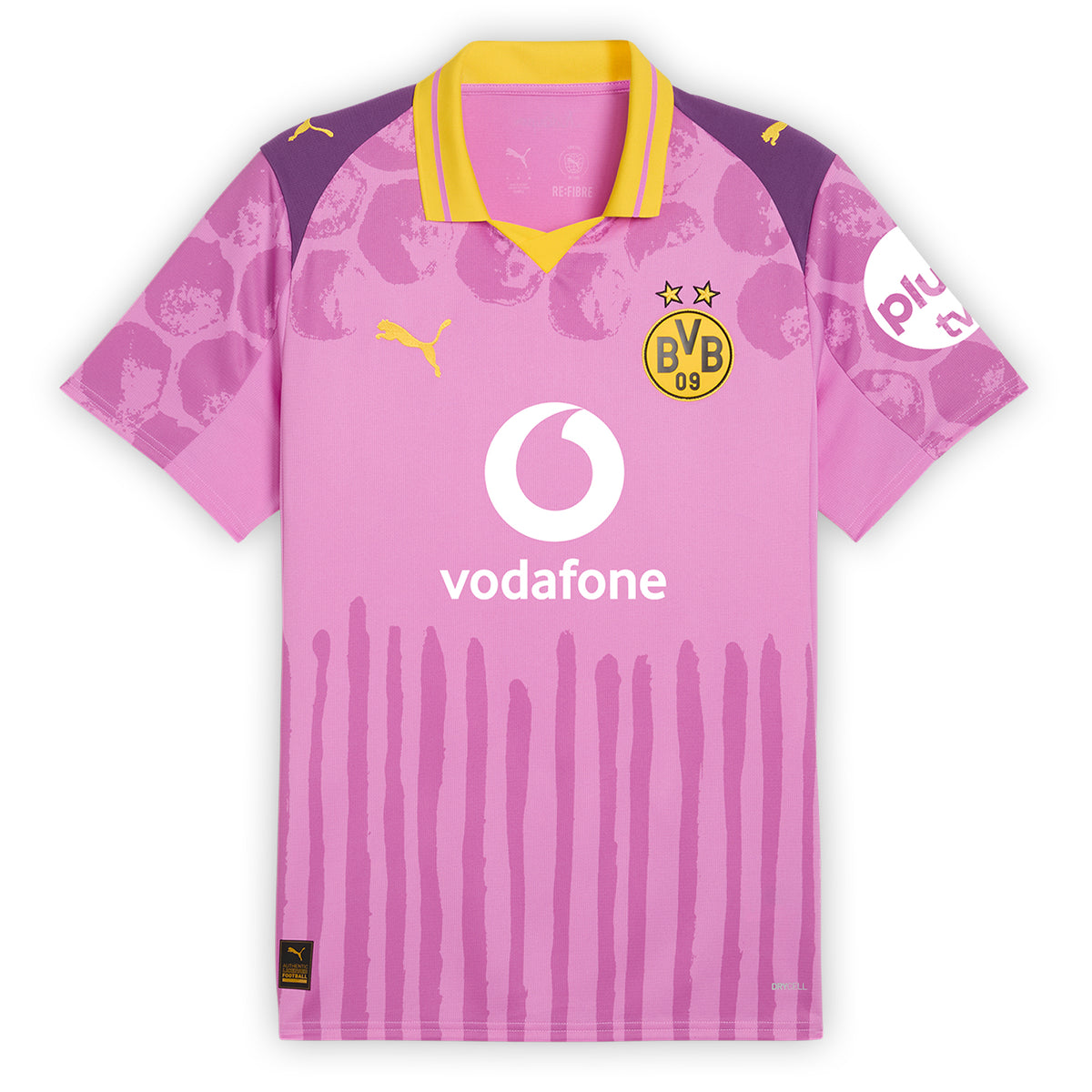 Camisa Borussia Dortmund 2025/26 Goleiro - Rosa - Versão Torcedor