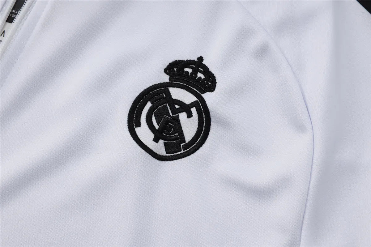Agasalho Real Madrid 2025/26 Branco II - Com Ziper