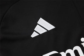 Agasalho Real Madrid 2025/26 Preto - Com Fecho