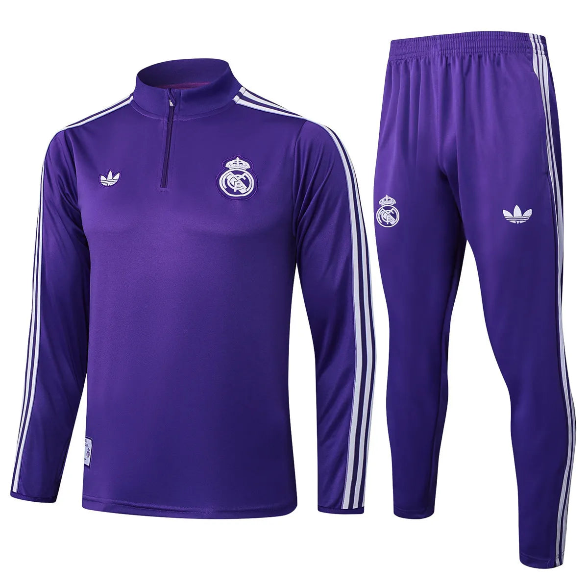 Agasalho Real Madrid 2025/26 Roxo - Com Fecho