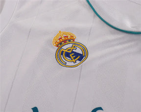 Kit Infantil Retro Real Madrid 2017/18 Home