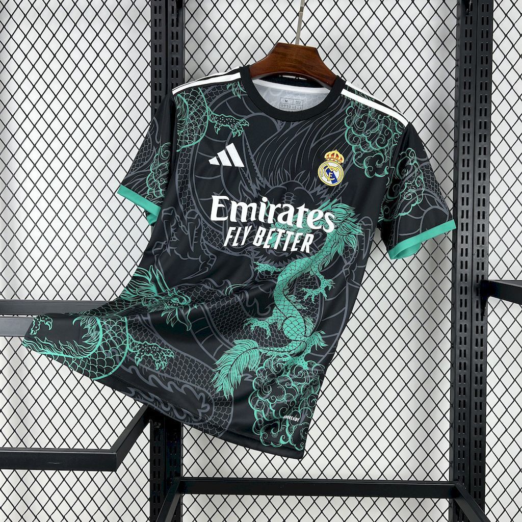 Camisa Real Madrid 2025/26 Green Dragon- Edição Especial