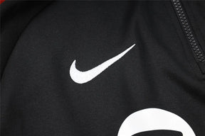 Agasalho Barcelona 2024/25 Preto - Moletom Com Capuz