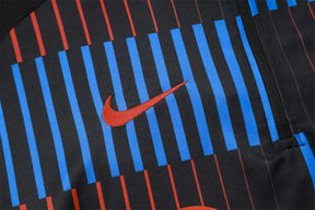 Agasalho Barcelona 2024/25 Preto Listrado- Com Fecho