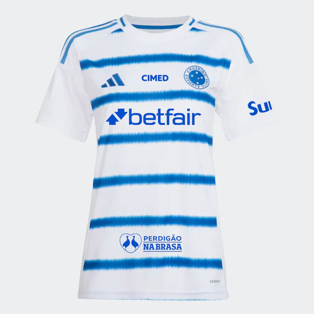 Camisa Cruzeiro Feminina 2025/26 II Away - Com Patrocinios