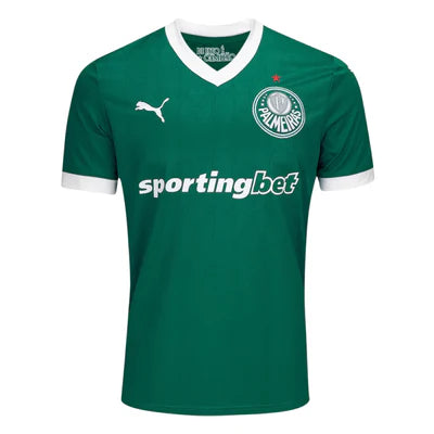 Combo Palmeiras Home+Away+Third 2025/26 Com Patrocinios - Versão Torcedor