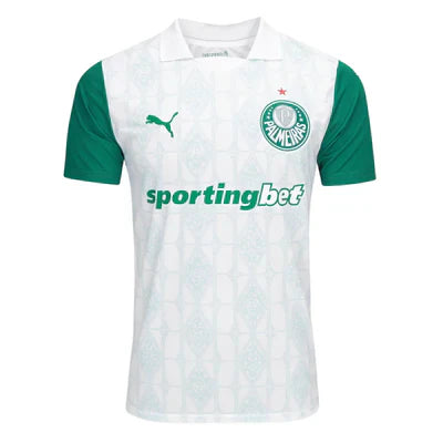 Combo Palmeiras Home+Away+Third 2025/26 Com Patrocinios - Versão Torcedor