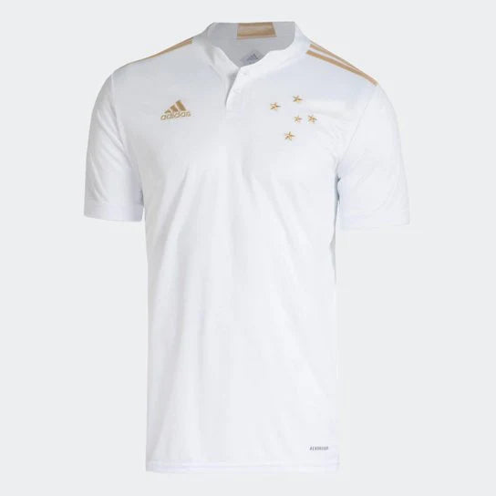 Camisa Cruzeiro 2021/22 II Away - Branco+Dourado