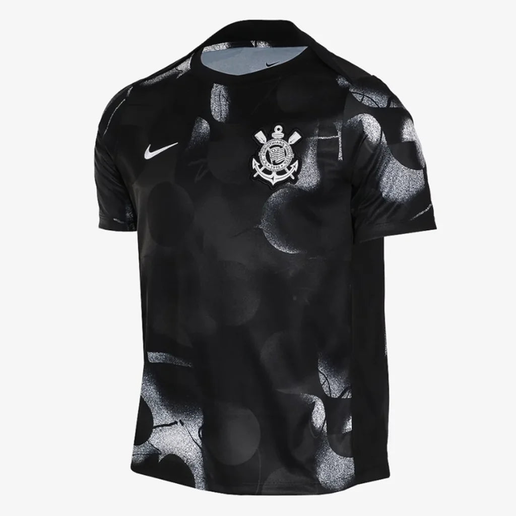 Camisa Corinthians 25/26 Treino - Preto - Versão Torcedor