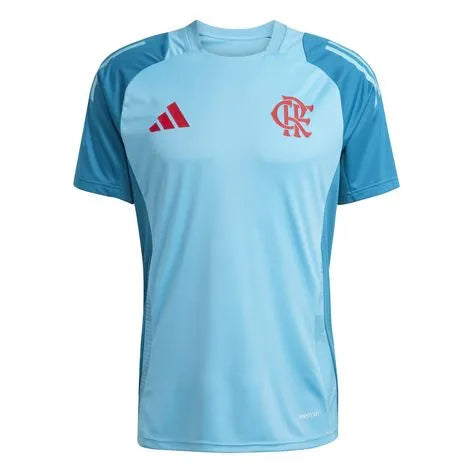 Camisa Flamengo Treino Azul Claro 2025/26